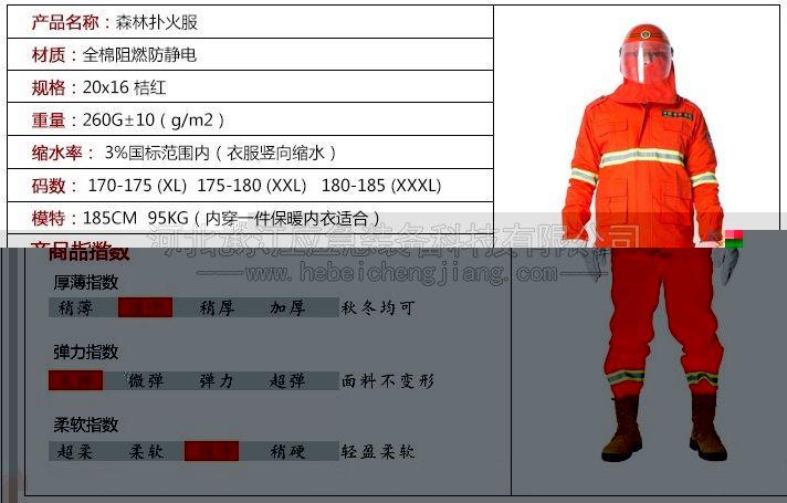 森林消防防火服 森林公安消防支隊滅火防火服